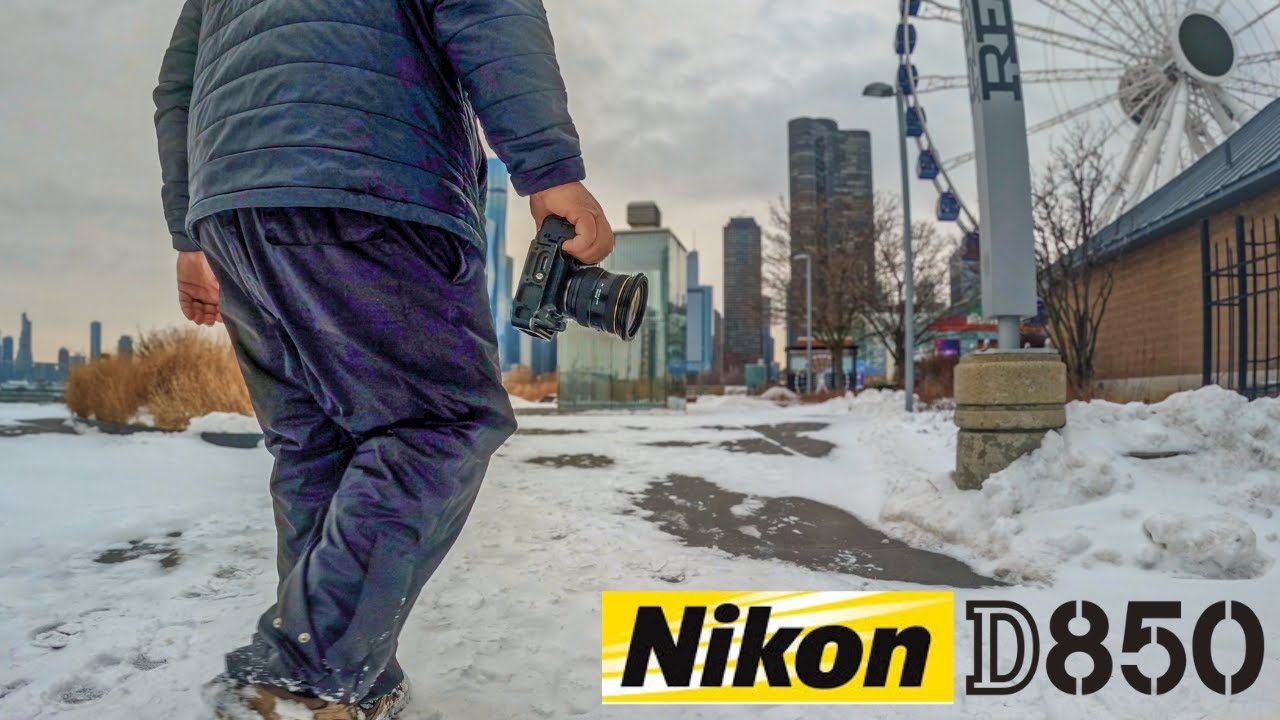 Winter Street Photography at Navy Pier | Chicago in the Cold | Nikon D850