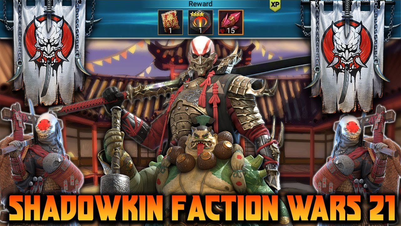 3 STAR 'SHADOWKIN' FACTION WARS 21 ! 'Guide & Gameplay' | Raid Shadow Legends