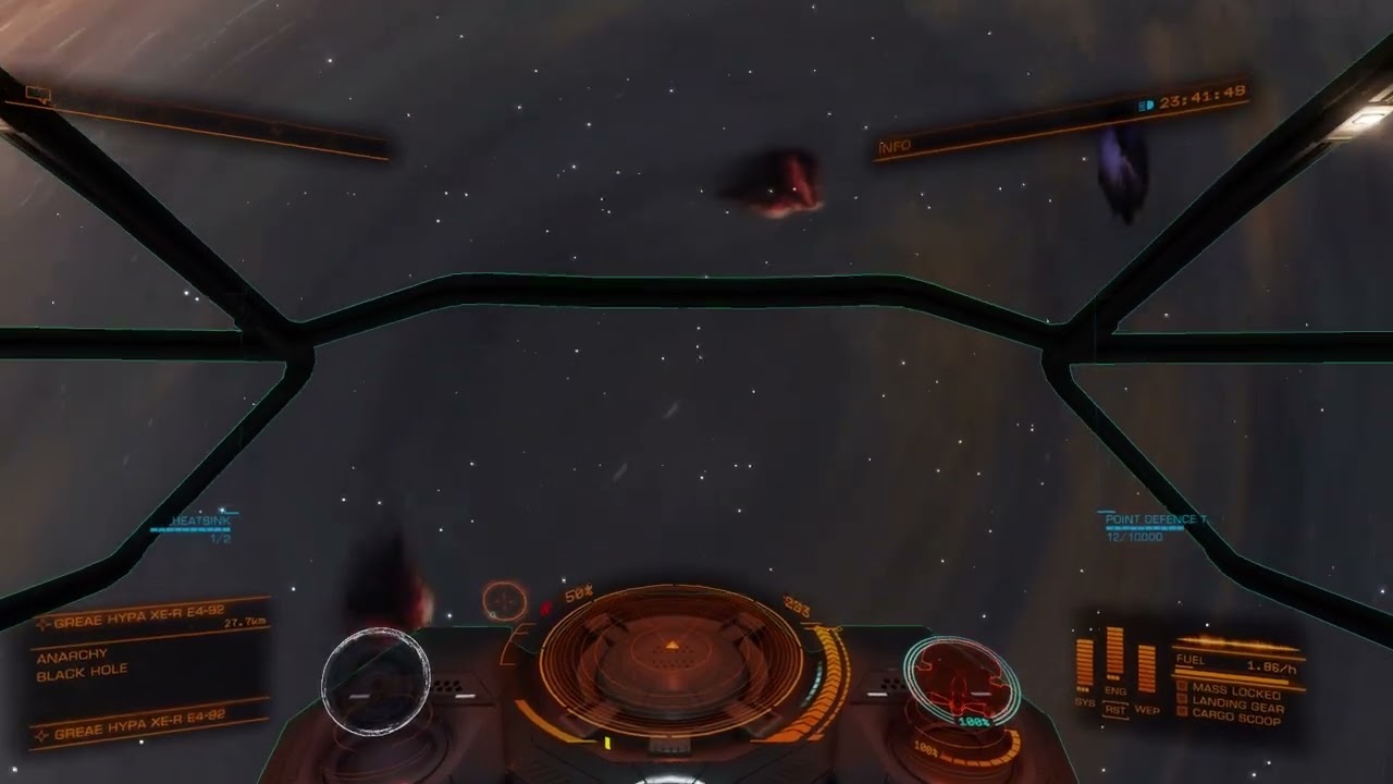 Elite   Dangerous dropped too close to a black hole