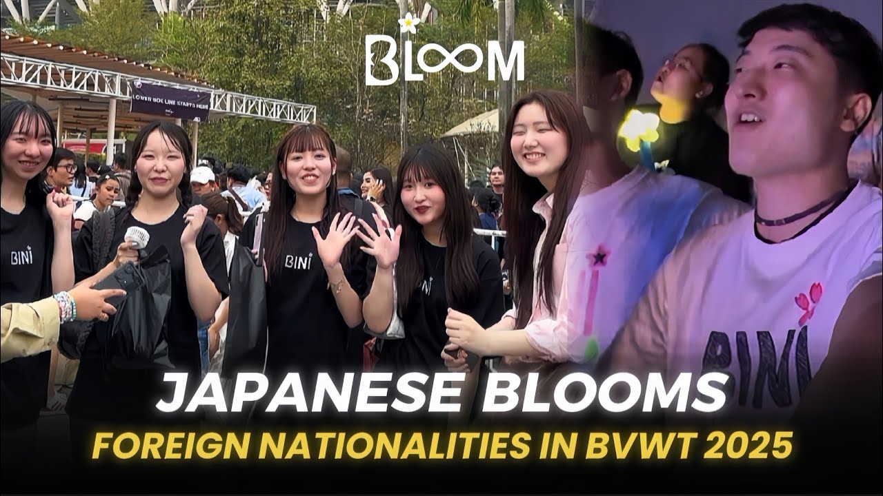 Japanese BLOOMs at the BINIverse World Tour PH Arena Concert | Updates | PPOP Insider