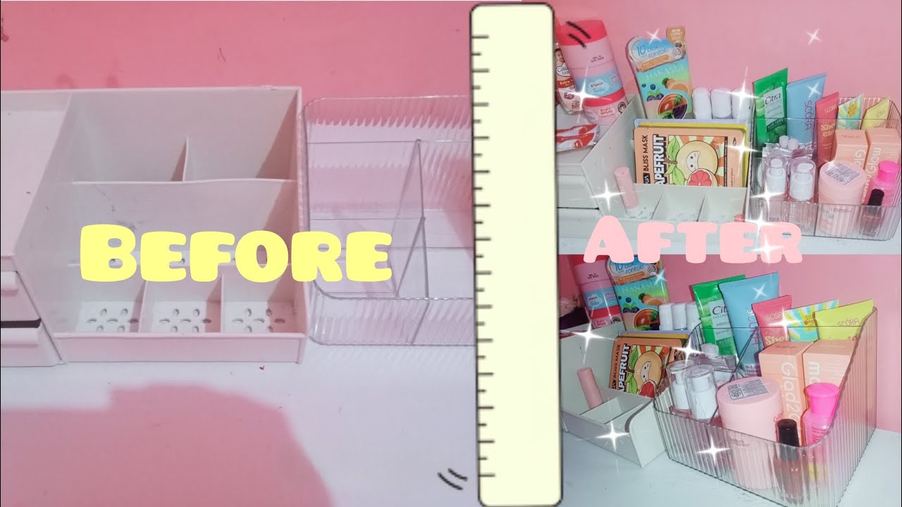 Tata rak sekincare ke rak nya 