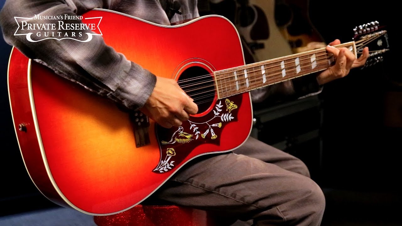 Gibson Limited Run Hummingbird 12-String Acoustic-Electric Guitar