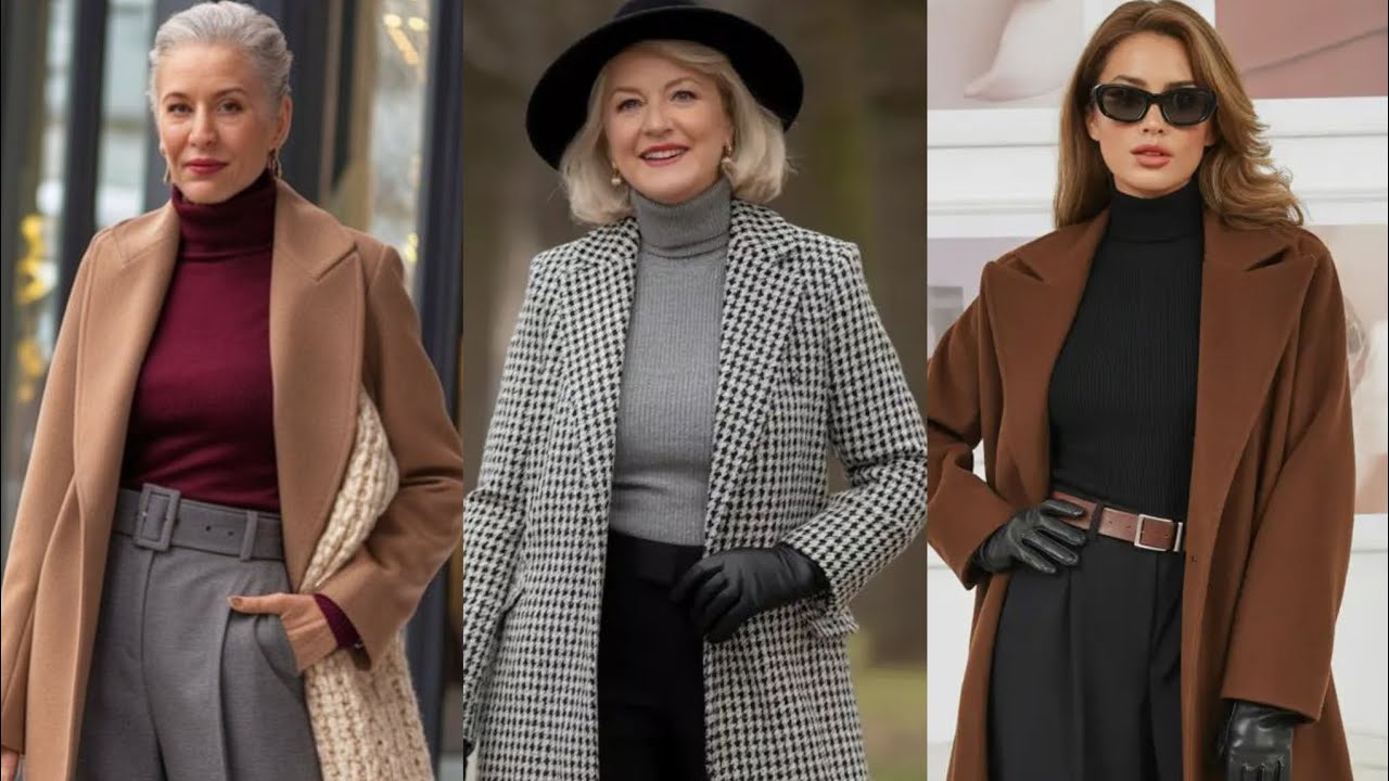 Elegant Winter Fashion for Women Over 40 |Long Coat Style Ideas 2026 Timeless Winter Style for Women
