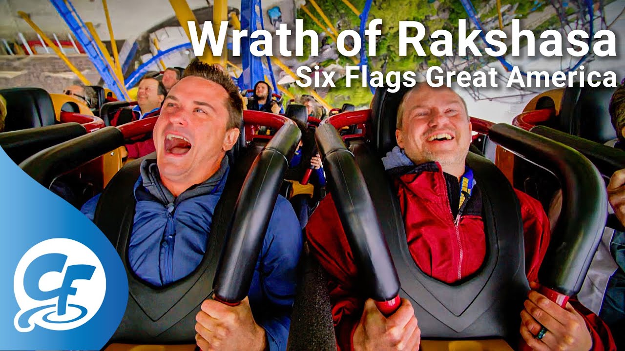 Гнев Ракшасы, камера заднего вида на аттракционе Six Flags Great America