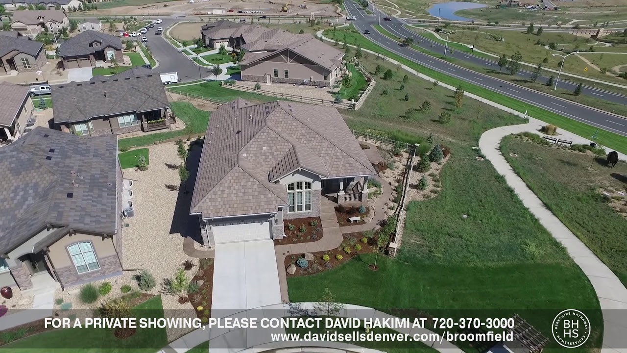 Aerial Tour Of Anthem Ranch, A 55+ Community in Broomfield, Colorado