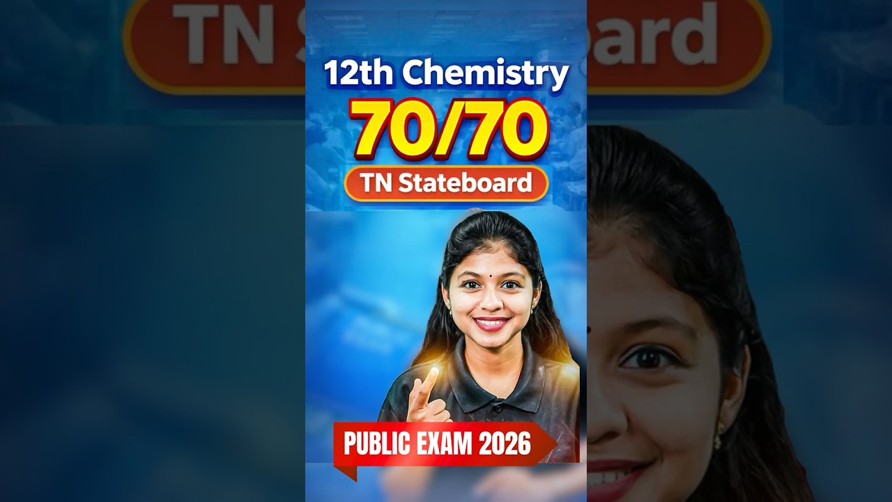 12th Chemistry Public Exam Mass Plan🤩 #12thchemistry #publicexam2026 #tnstateboard