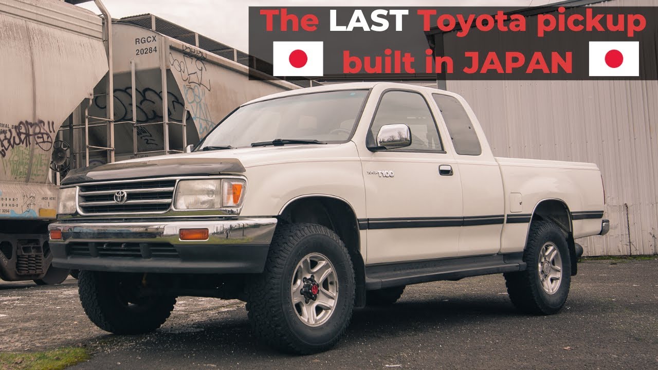 Toyota T100 SR5 1995 года — один из ПОСЛЕДНИХ пикапов Toyota, произведенных в Японии.