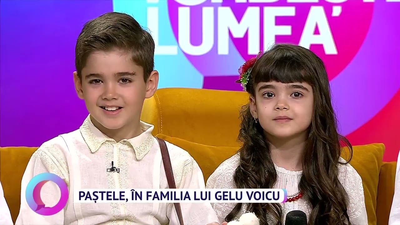 Paștele în familia lui Gelu Voicu