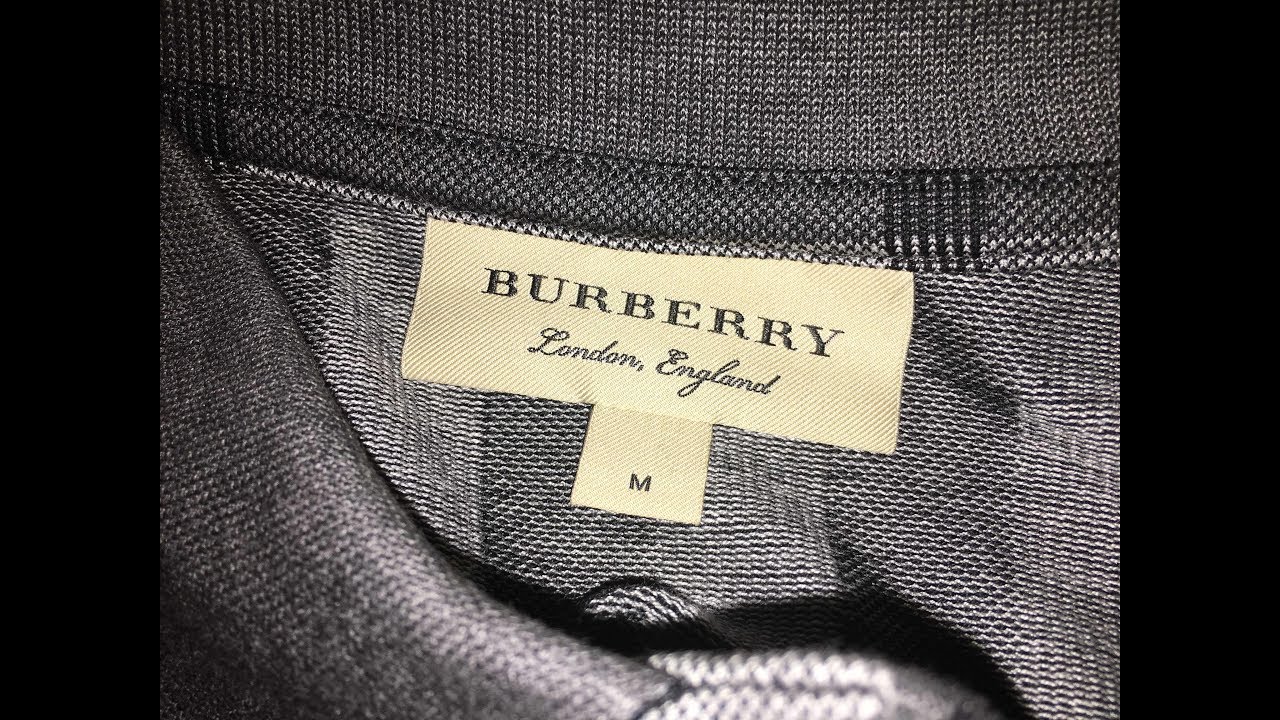 Easy to spot a real authentic Burberry Polo Shirt