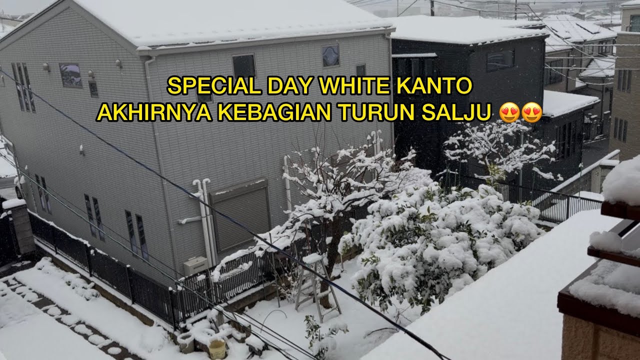 AKHIRNYA TURUN SALJU !! Special day at Kanto Japan !! #japan #japanvlog 