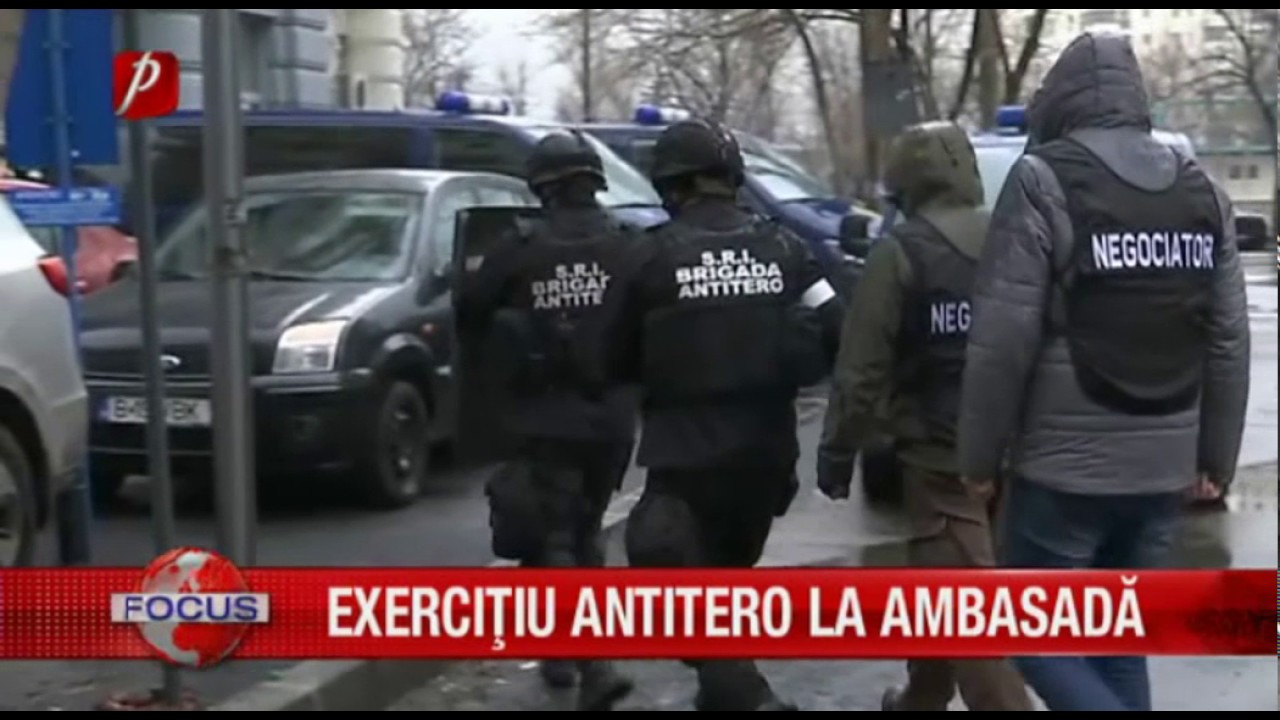 EXERCIŢIU ANTITERO LA AMBASADĂ