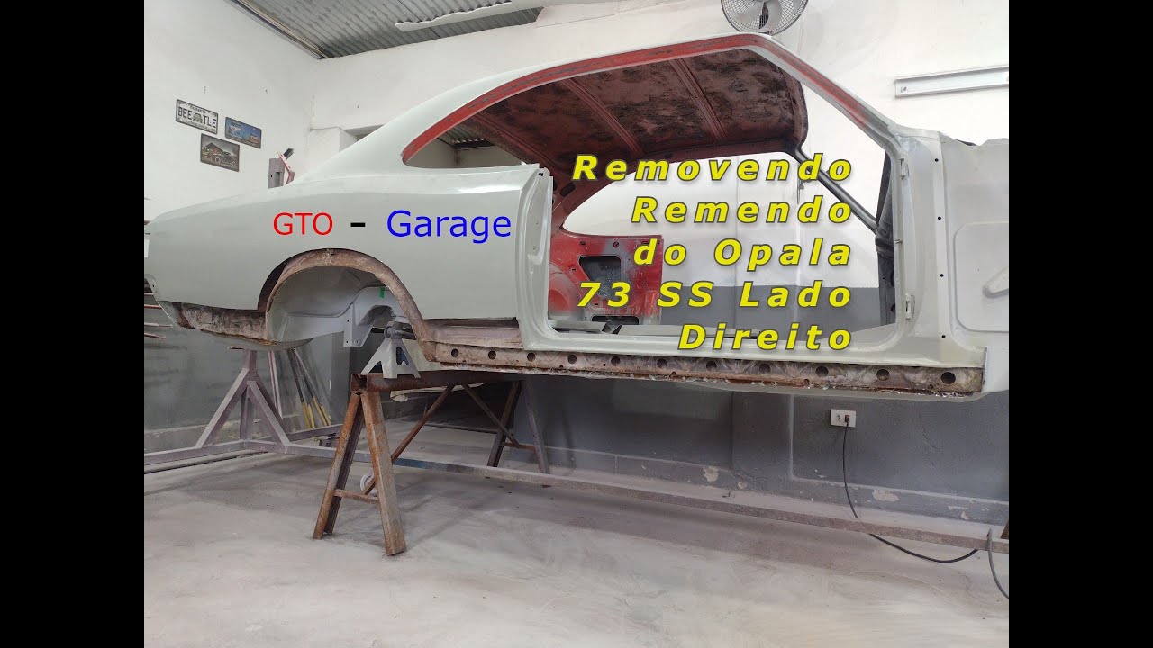 Removendo Remendo do Opala 73 SS Lado Direito