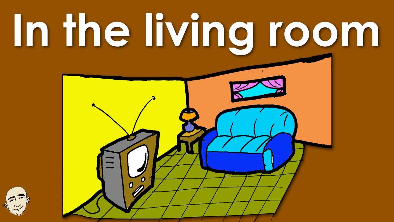 In The Living Room | Actions | Easy English Conversation Practice | ESL