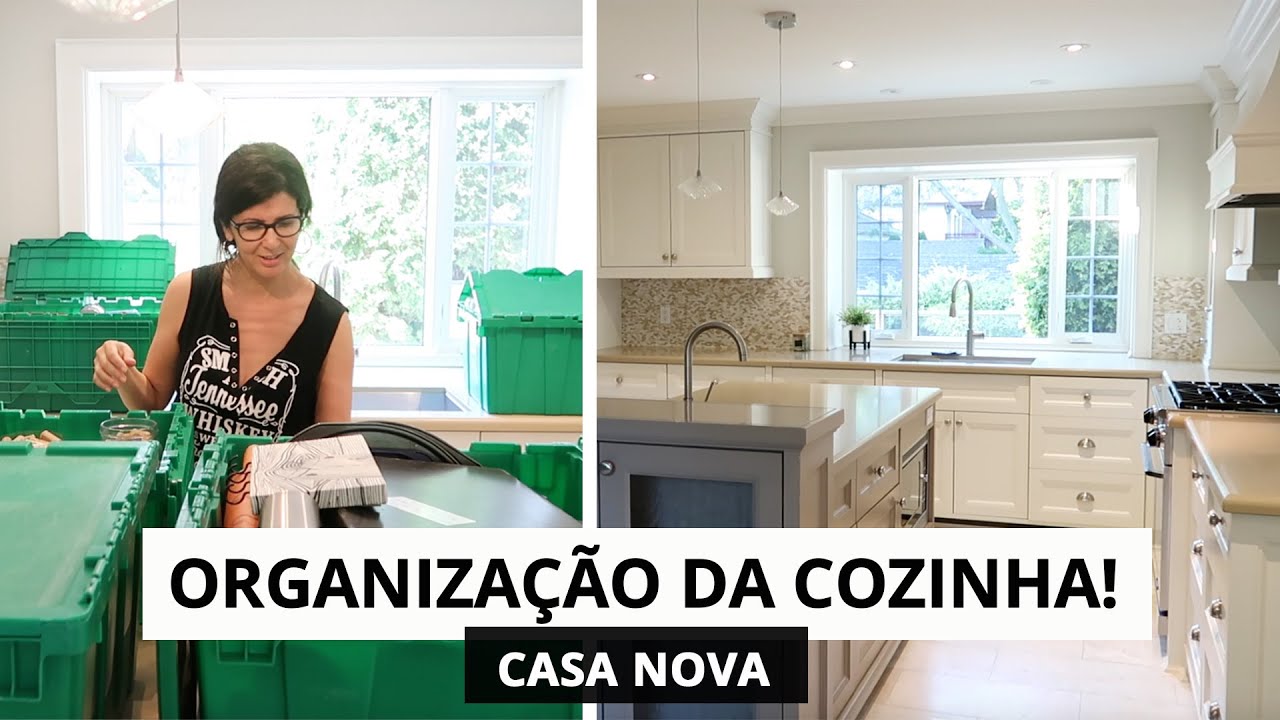 Organizando a cozinha antes da mudança grande!