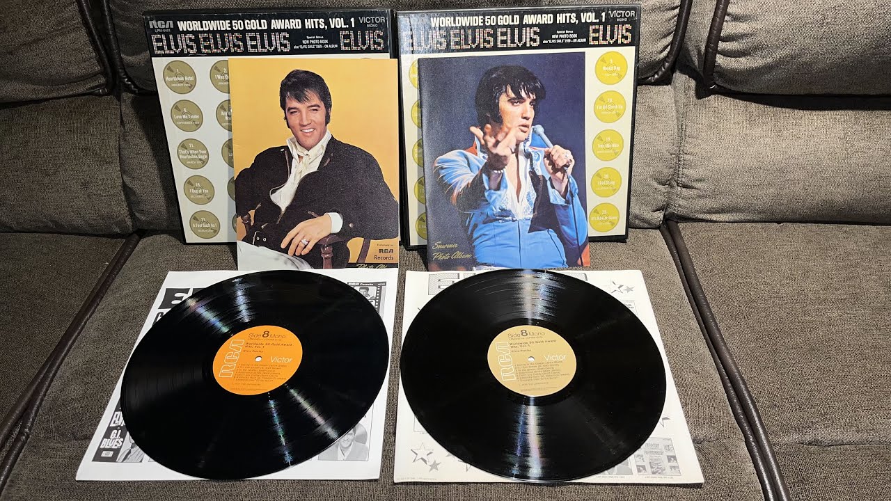I Didn’t Know About This..Elvis Worldwide 50 Gold Award Hits RCA 4-LP Set + Book. The King’s Court