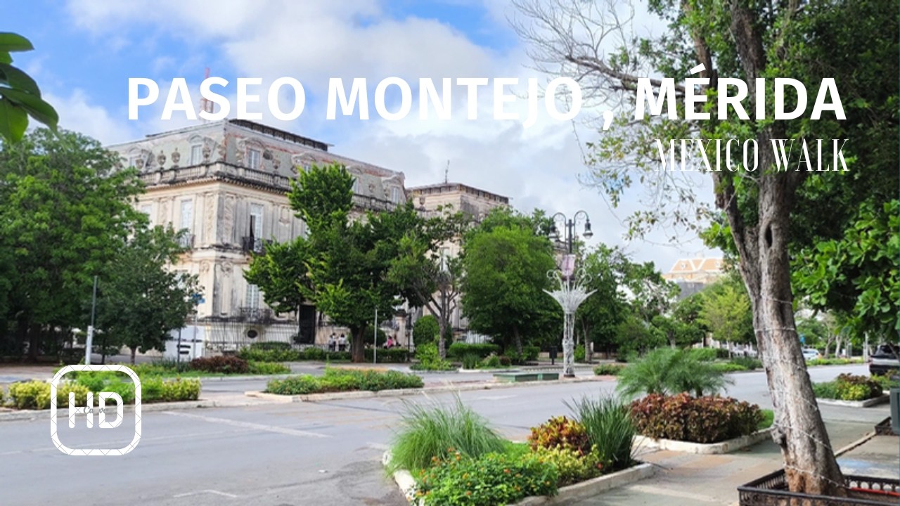 Paseo de Montejo - Mérida - Yucatán - 4K - Walktour