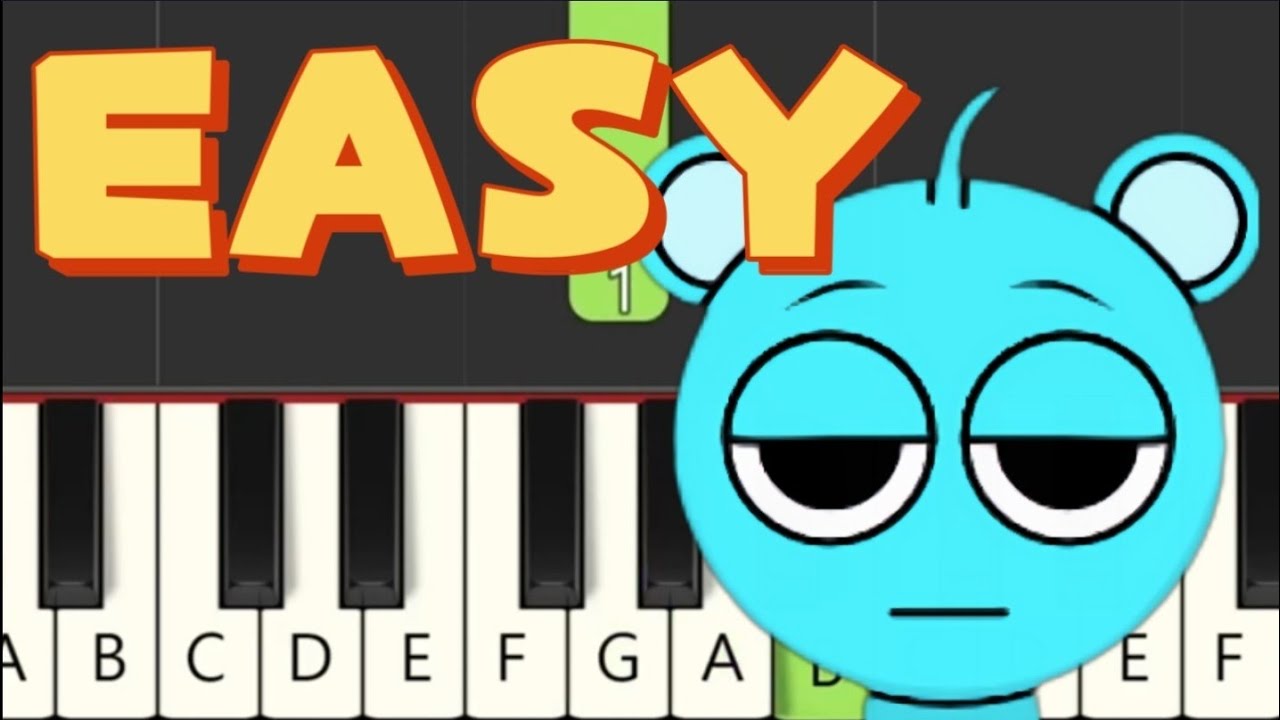 (EASY⭐1.0) Sky Blue Phase 2 (From Incredibox Sprunki) | Beginner Piano Tutorial