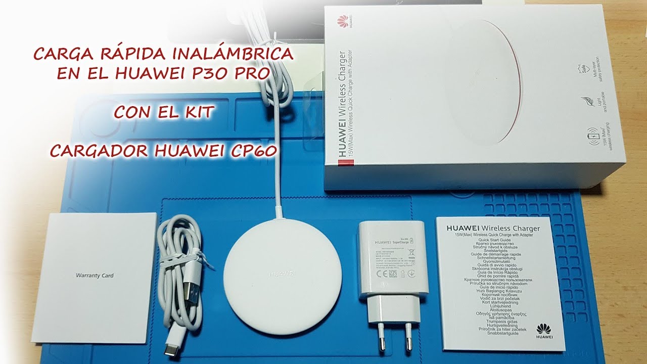 Mi Huawei P30 Pro recibe carga inalámbrica rápida gracias al CP60... ¡Al fin!
