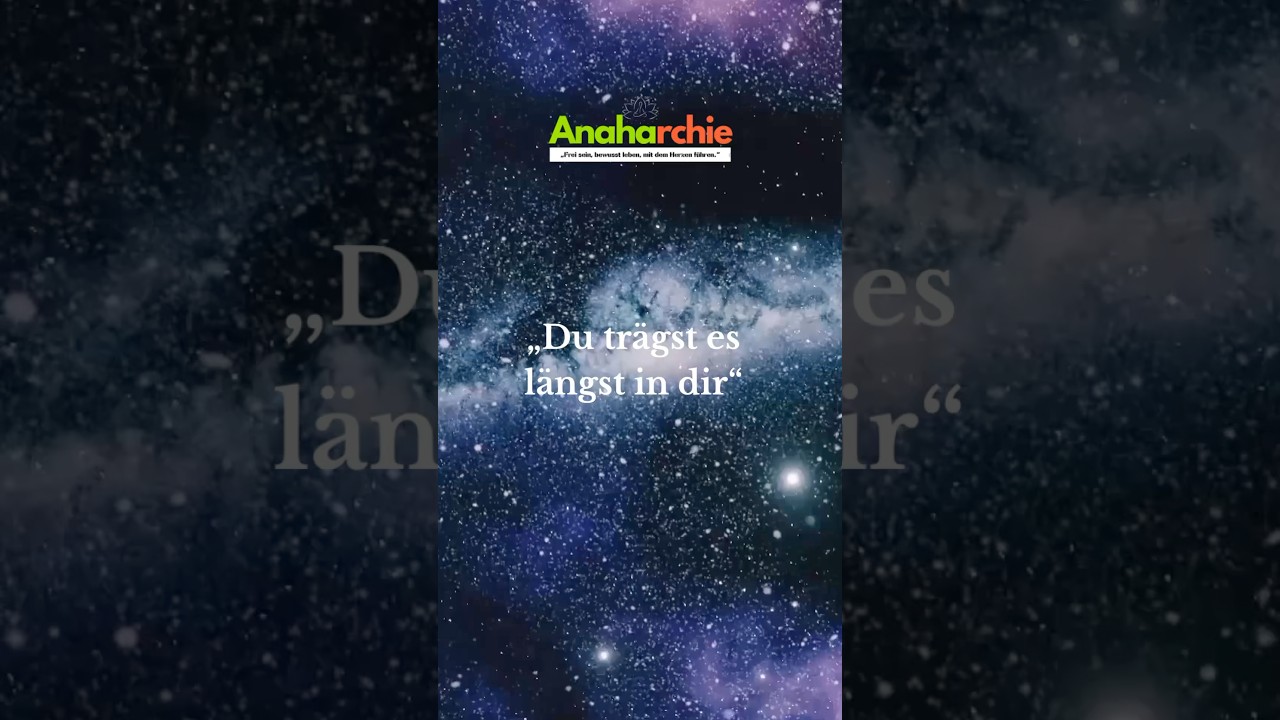 Du tr&auml;gst alles in dir ! #mut #seelenbotschaften #f&uuml;rdich #spiritualit&auml;t #lebensfreude