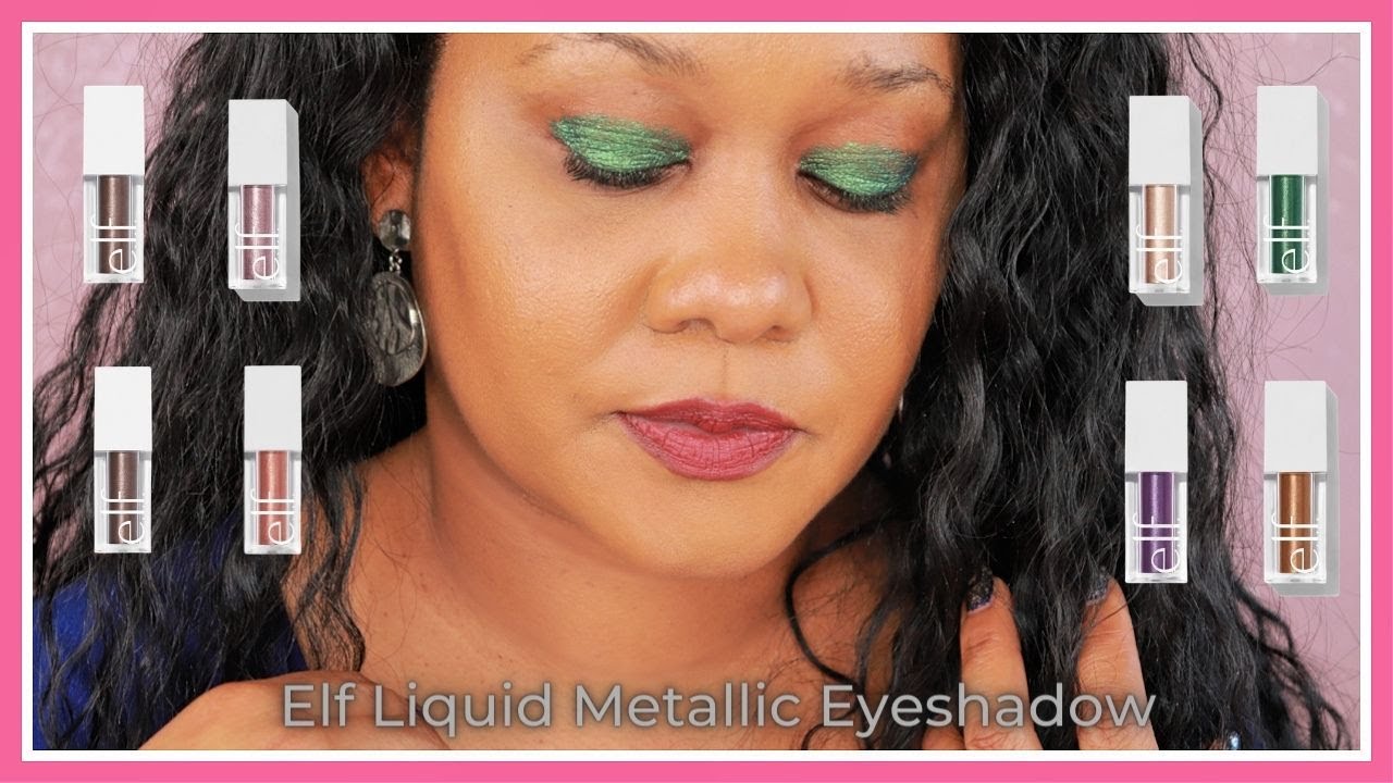 NEW ELF LIQUID METALLIC EYESHADOWS REVIEW AND SWATCHES
