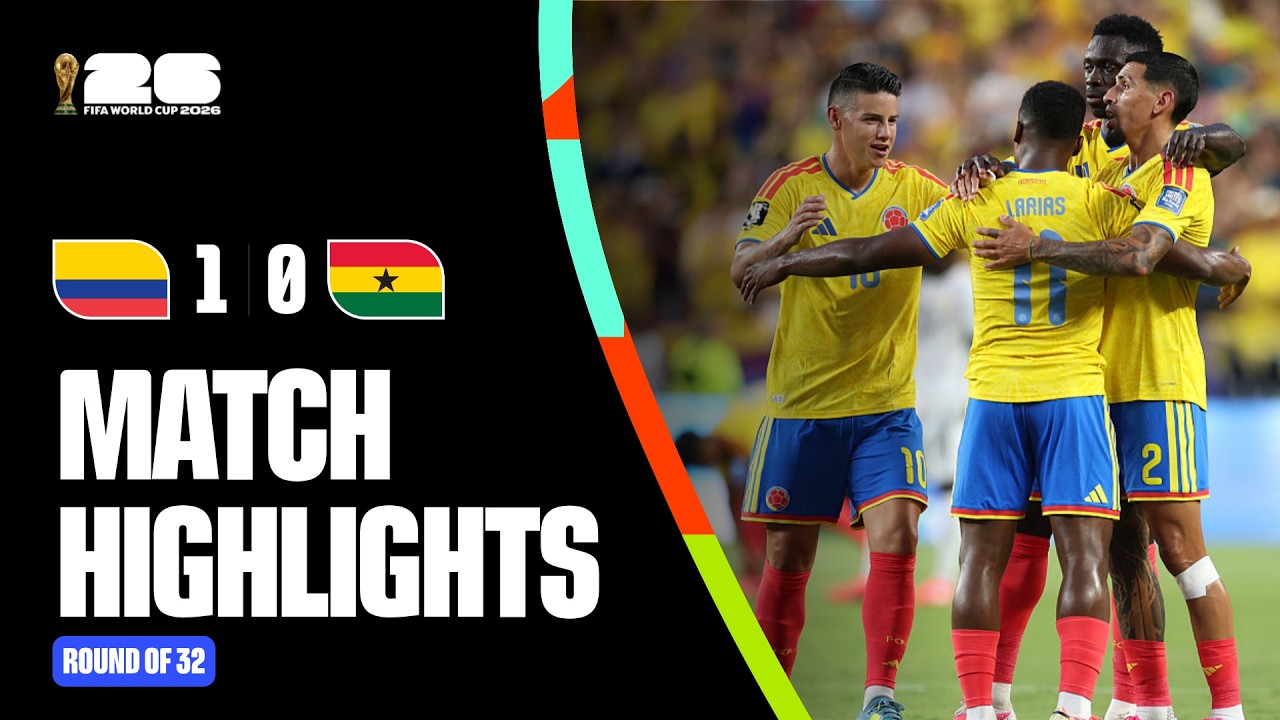 Highlights | Colombia 1-0 Ghana | FIFA World Cup 2026&trade;