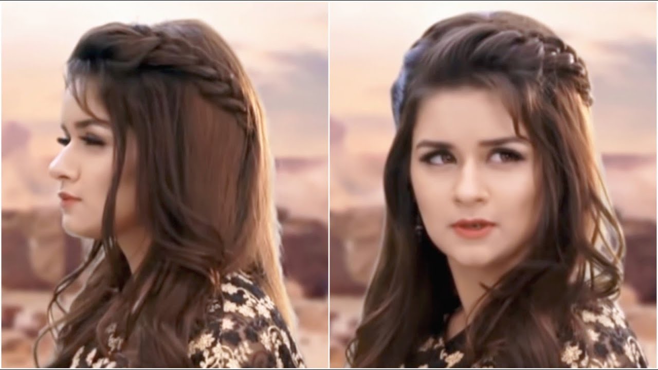 Easy braid hairstyle for girls | front hairstyle | beautiful hairstyle | simple hairstyle