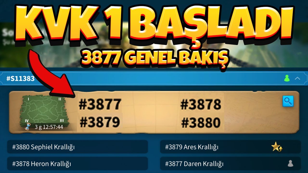 Sleep Projemizin KVK 1 Etkinliği Başladı Müttefikler ve Genel Durum - Rise of Kingdoms