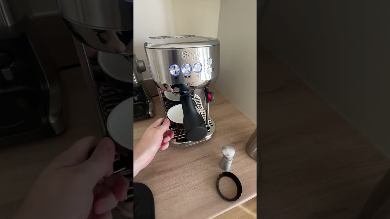 My morning coffee workflow on my new sage / breville bambino plus #coffee #espresso #sage #breville