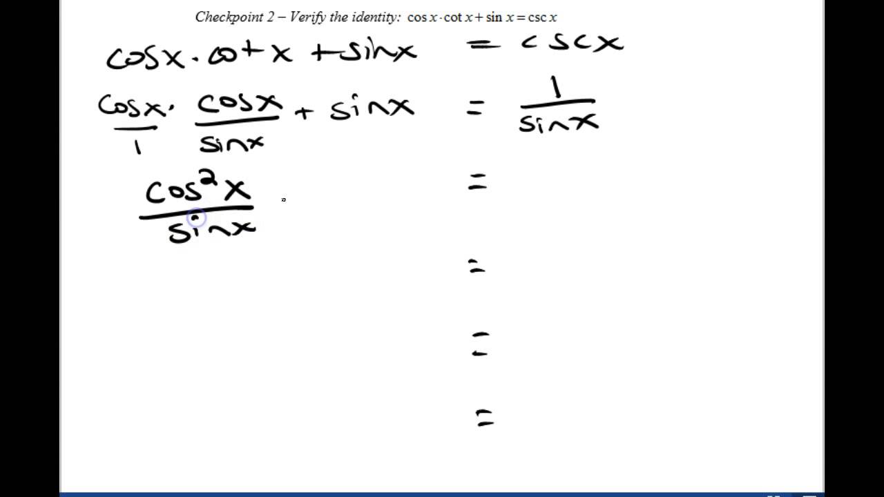 Verifying a basic identity
