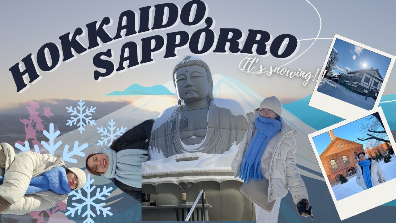 SAPPORRO VLOG 🗻🎌 | Short family trip | Experiencing the snow