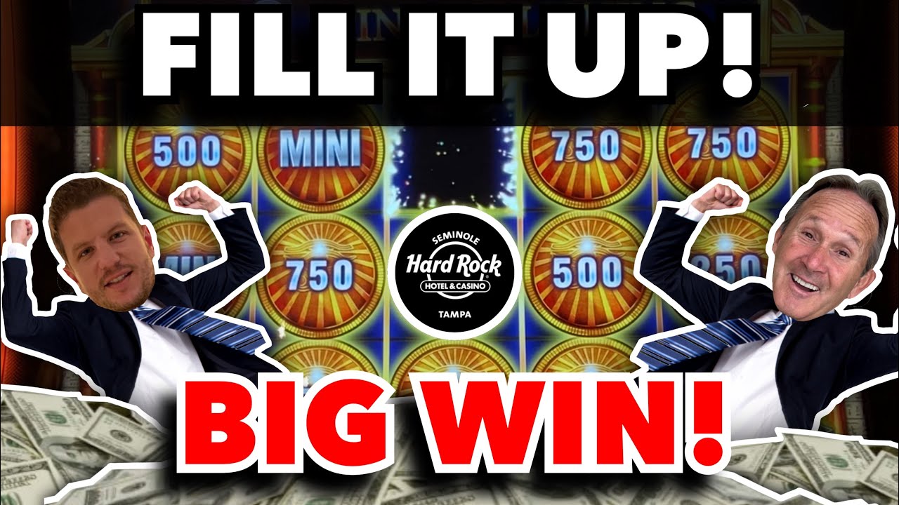 $20 Spins Leads to BIG WINS on Egyptian Riches Slot Machine! Money Link Bonus @ Hard Rock Tampa