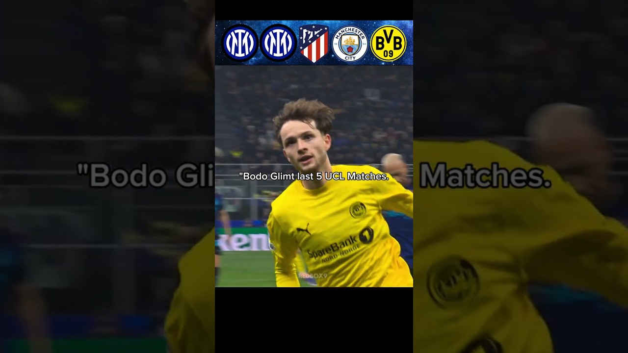 Bodo Glimt last 5 UCL Matches💀 #football #shorts #viralvideo #trending #edit
