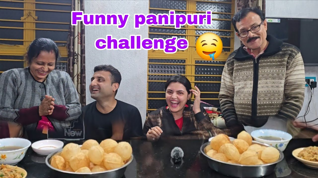 Funny Panipuri Challenge| Fuchka Challenge 😂😂