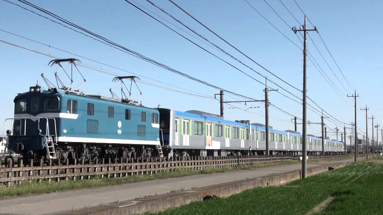 東武60000系61601F+61602F甲種輸送