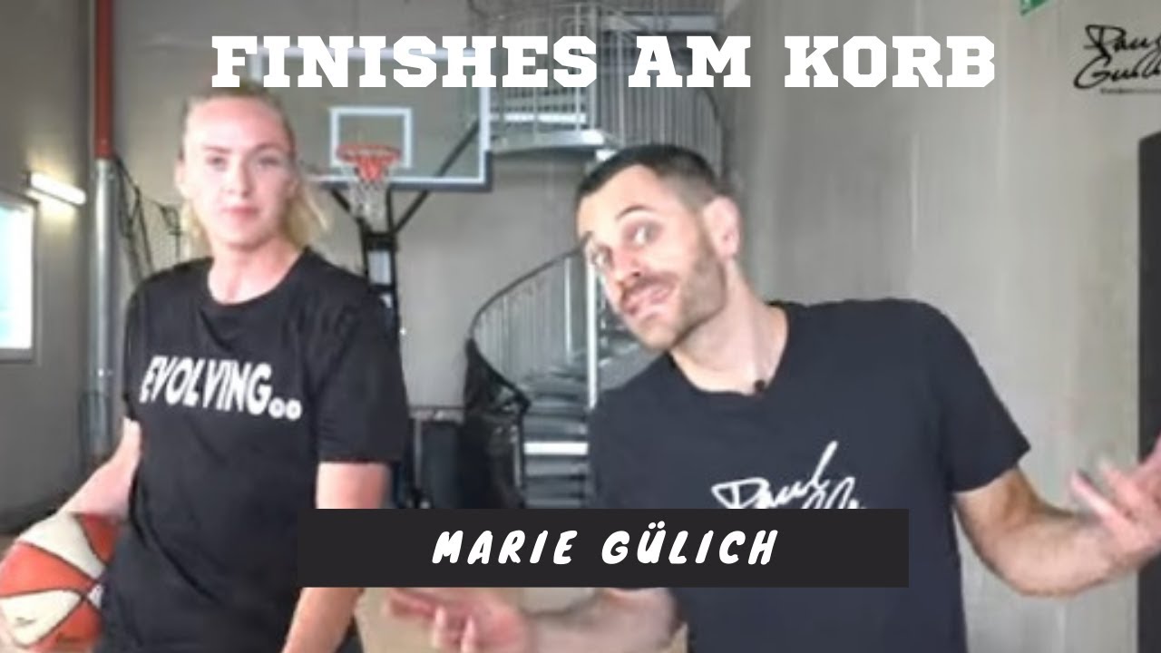 Finishing am Korb - Marie Gülich mit der passenden Footwork