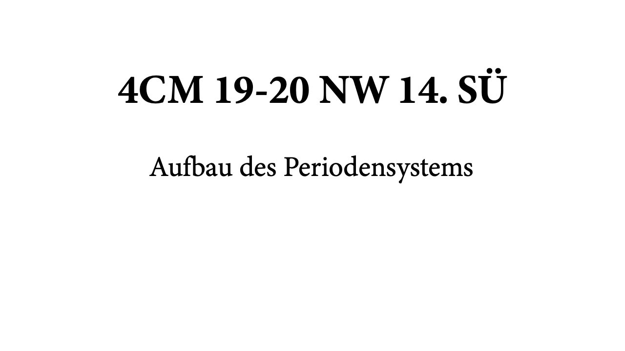 4CM 19-20 NW 14. SÜ