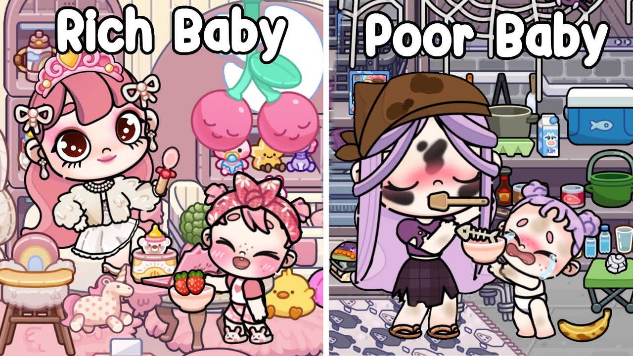 Rich Baby Vs Poor Baby 🍼👶🏻 Sad Story | Avatar World | Pazu