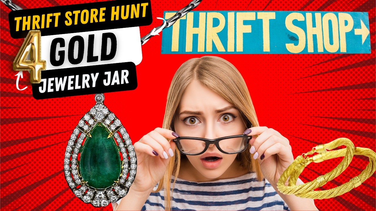 Hunting for Gold in a Thrift Store Jewelry Jar
