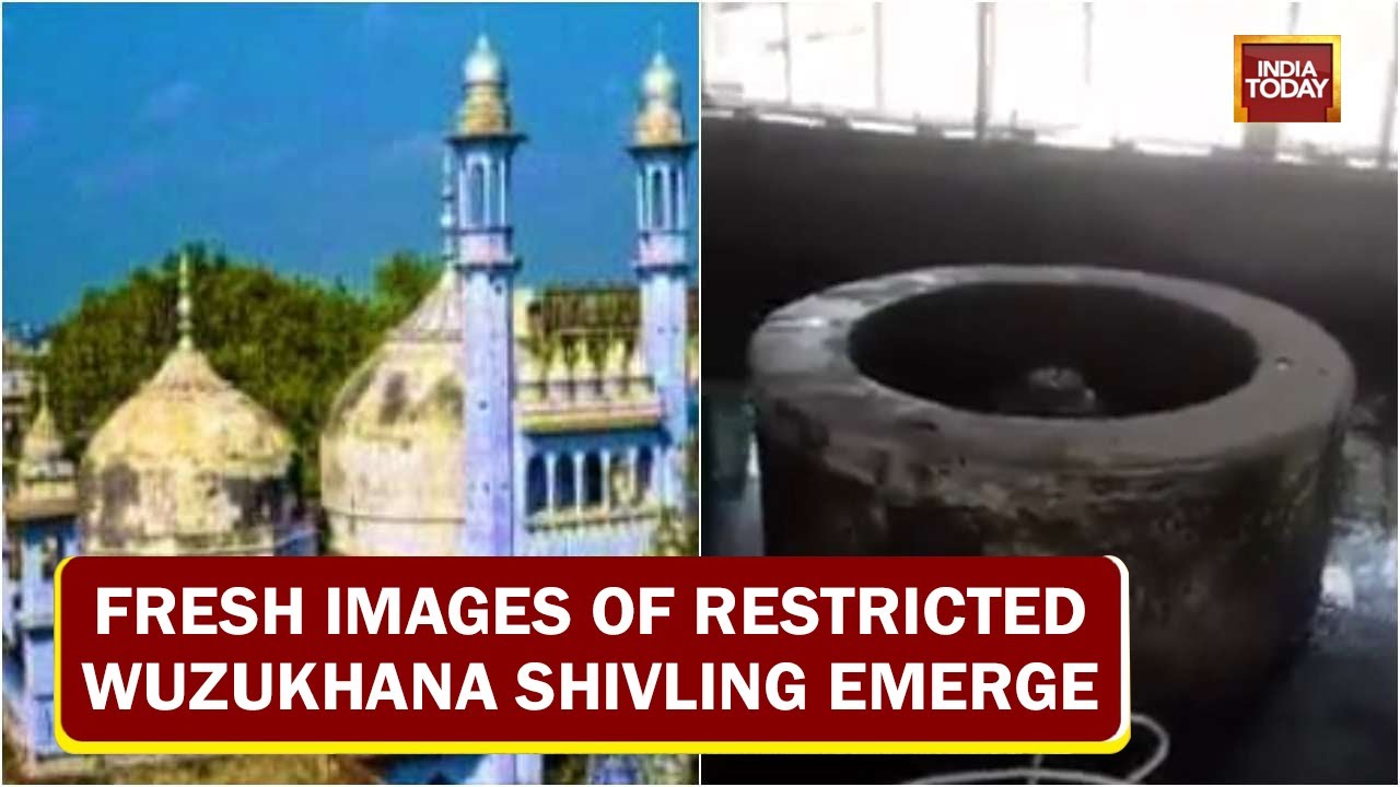 Fresh Images Of Restricted Wuzukhana Shivling Emerge, Structure Found In Washing Area Of Gyanvapi
