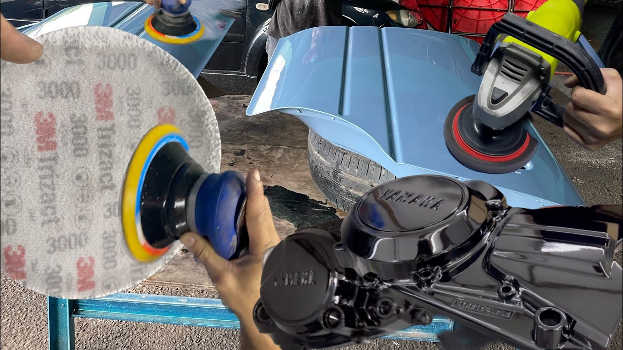 Part2 : SENANG KERJA NAK POLISH APPLY 3M TRIZACT 3000 | HASIL LUMAYAN BERKILAT ⚡️⚡️⚡️