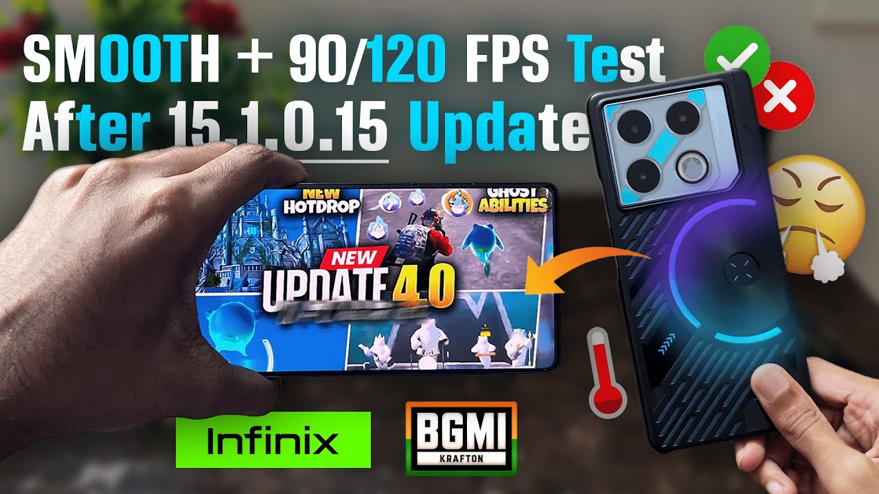 Infinix GT 20 Pro Smooth + 90/120 FPS Test💀 After 15.1.0.15 Update | Stable Or Not? Heating?🤔