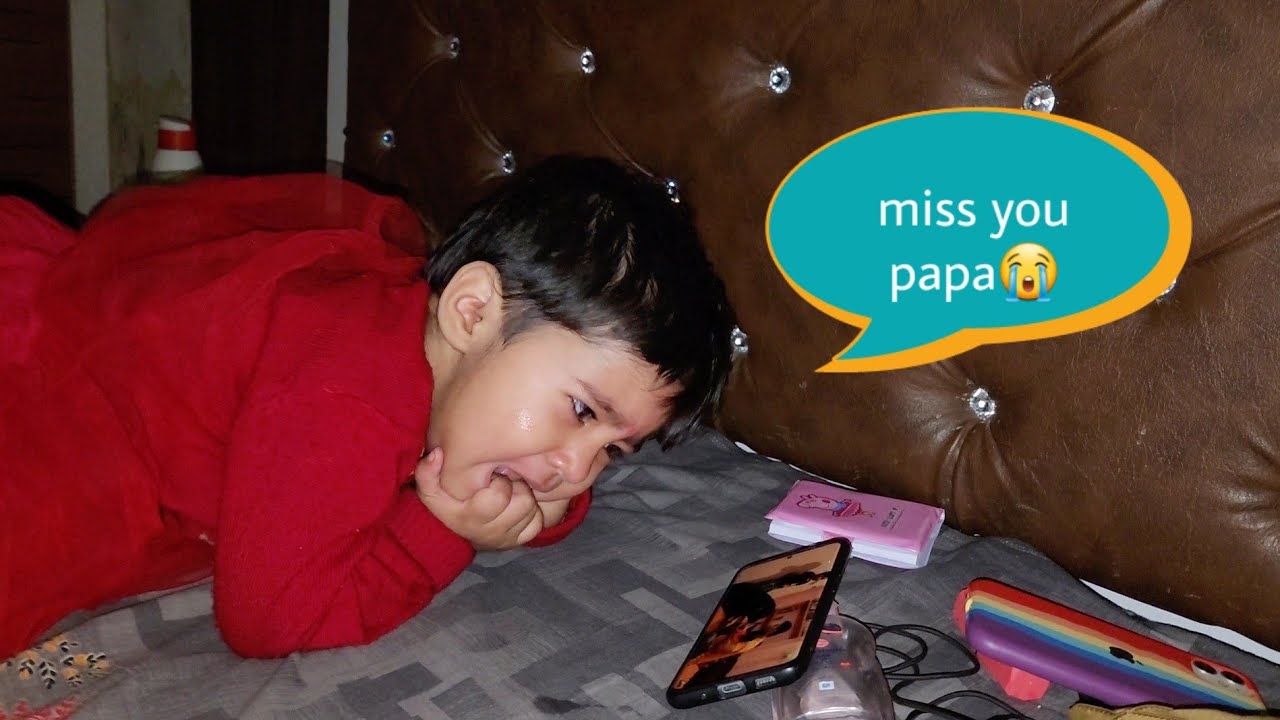Aaru papa ki video dekh kr Rone lagi 😢|| Snappy girls || 