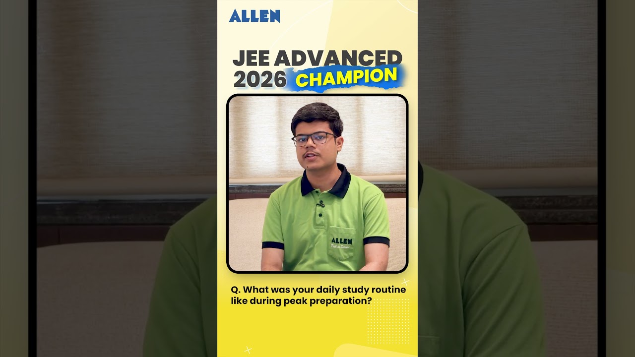 How Many Hours Did AIR 7 Study Daily? 🤔 | Arnav Gautam | JEE Adv. 2026