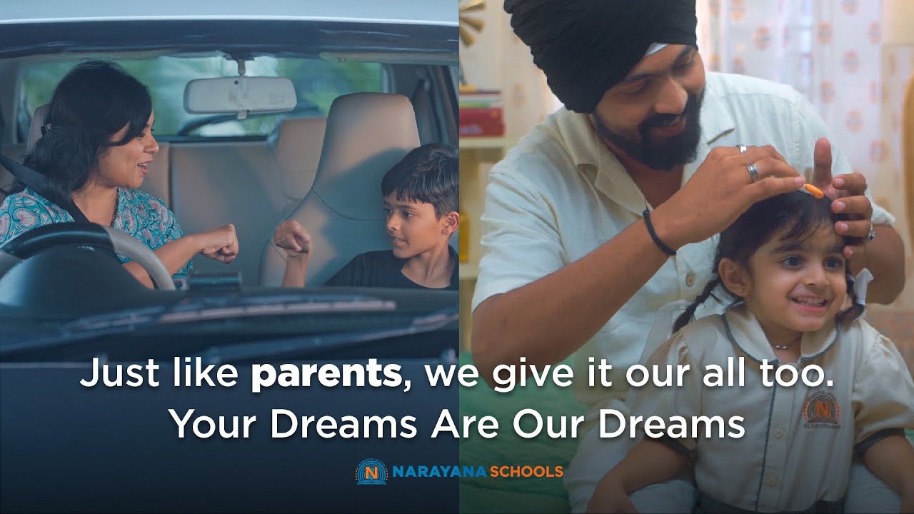 Parents - Our true source of inspiration | #YourDreamsAreOurDreams | Narayana Schools