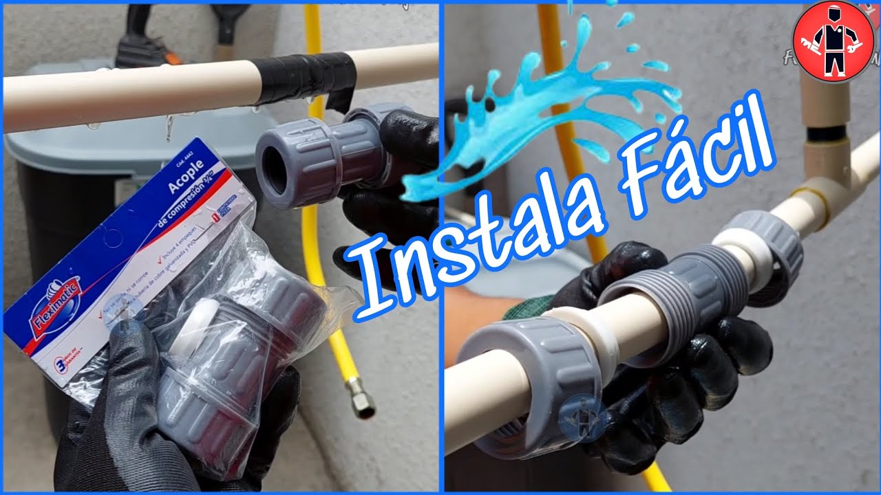 Como reparar o unir tuberías con un acople de Compresión, Realmente funciona?