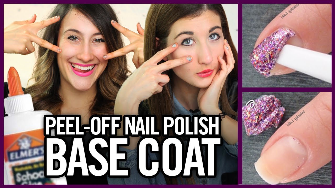 DIY Peel Off Nail Polish Base Coat with Glue? - Makeup Mythbusters w/ Maybaby and Lyndsay Rae