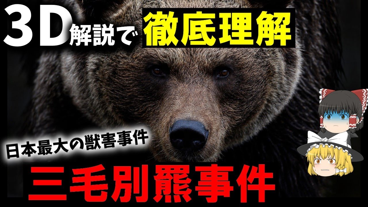 【３Ｄゆっくり解説】国内史上最悪の獣害事件『三毛別羆事件』
