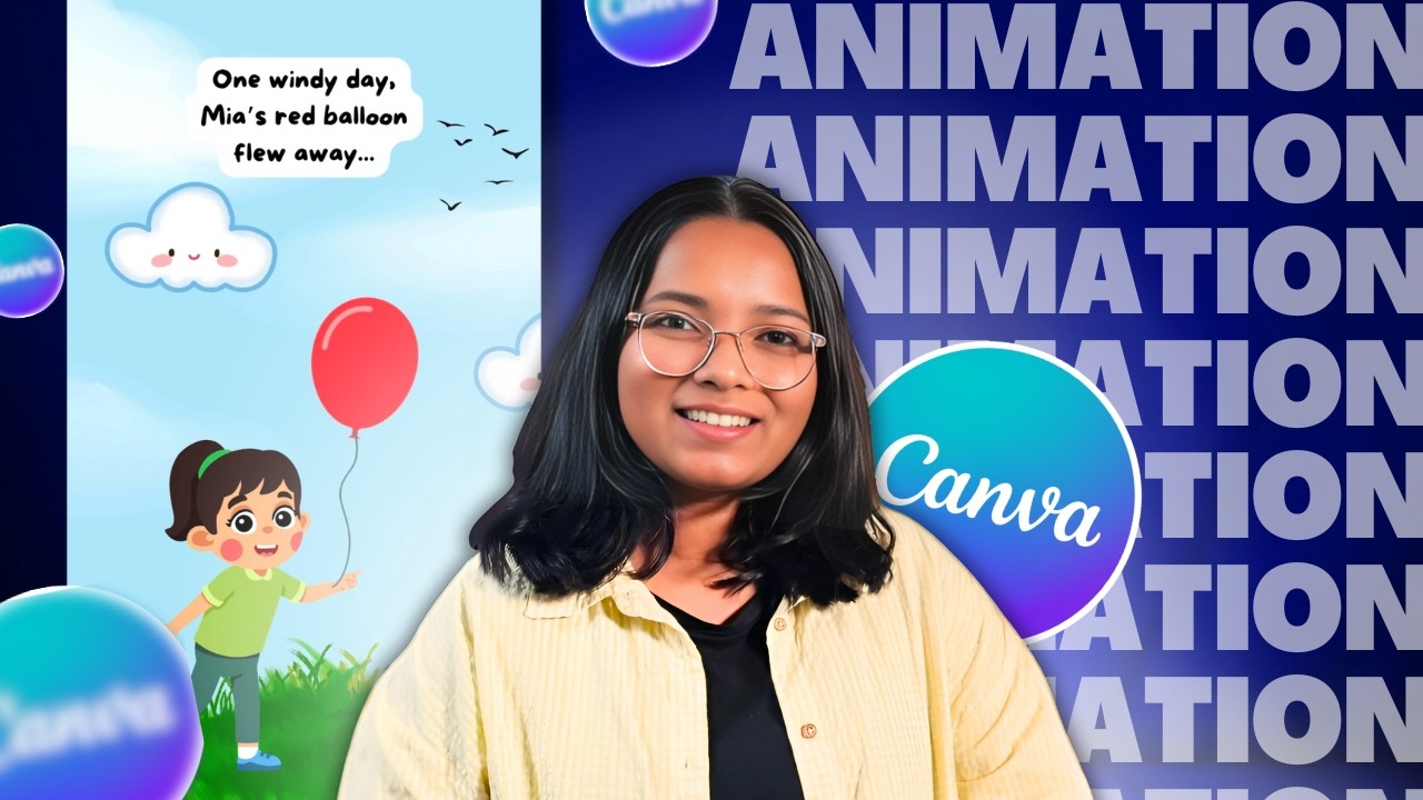 Learn how to Create Cartoon Animation in Canva | Animation Simplified 🚀