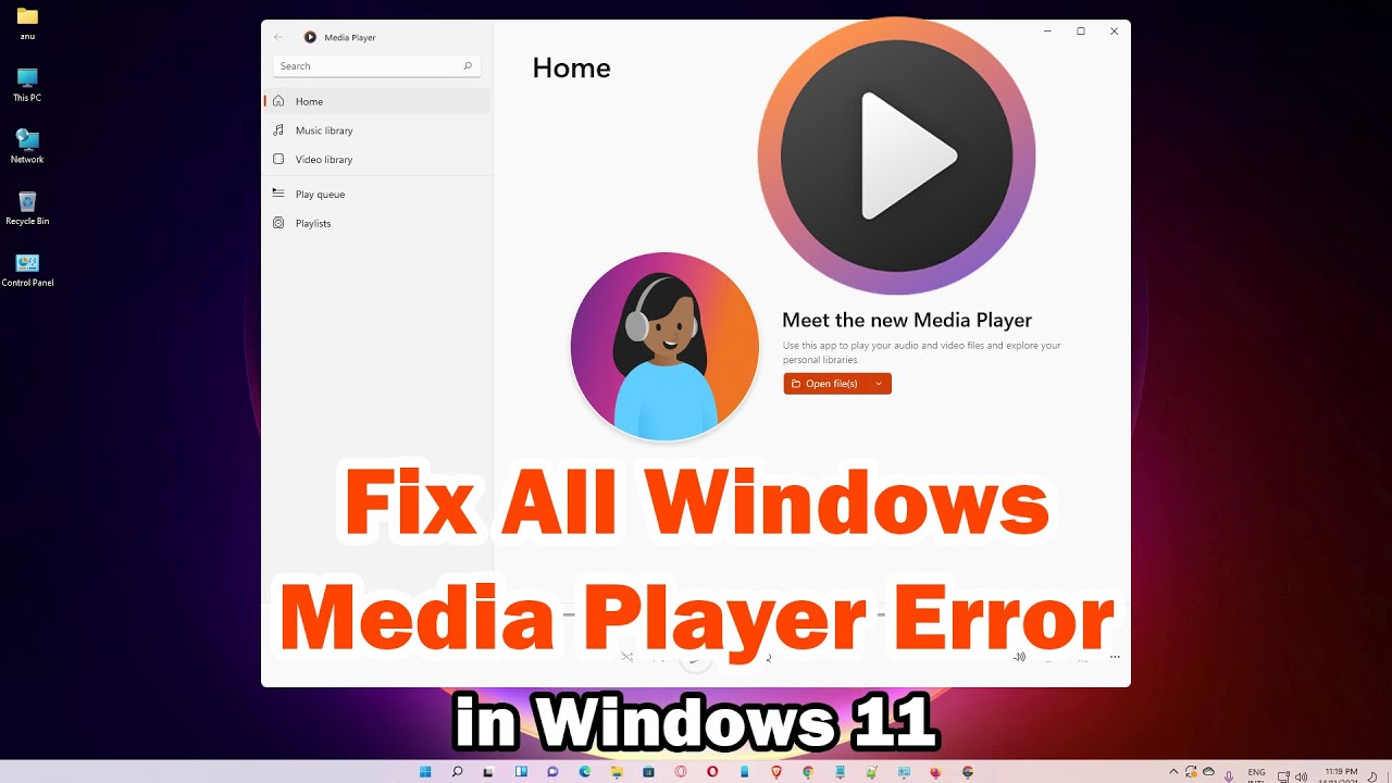 Как исправить все проблемы или ошибки проигрывателя Windows Media на ПК или ноутбуке с Windows 11