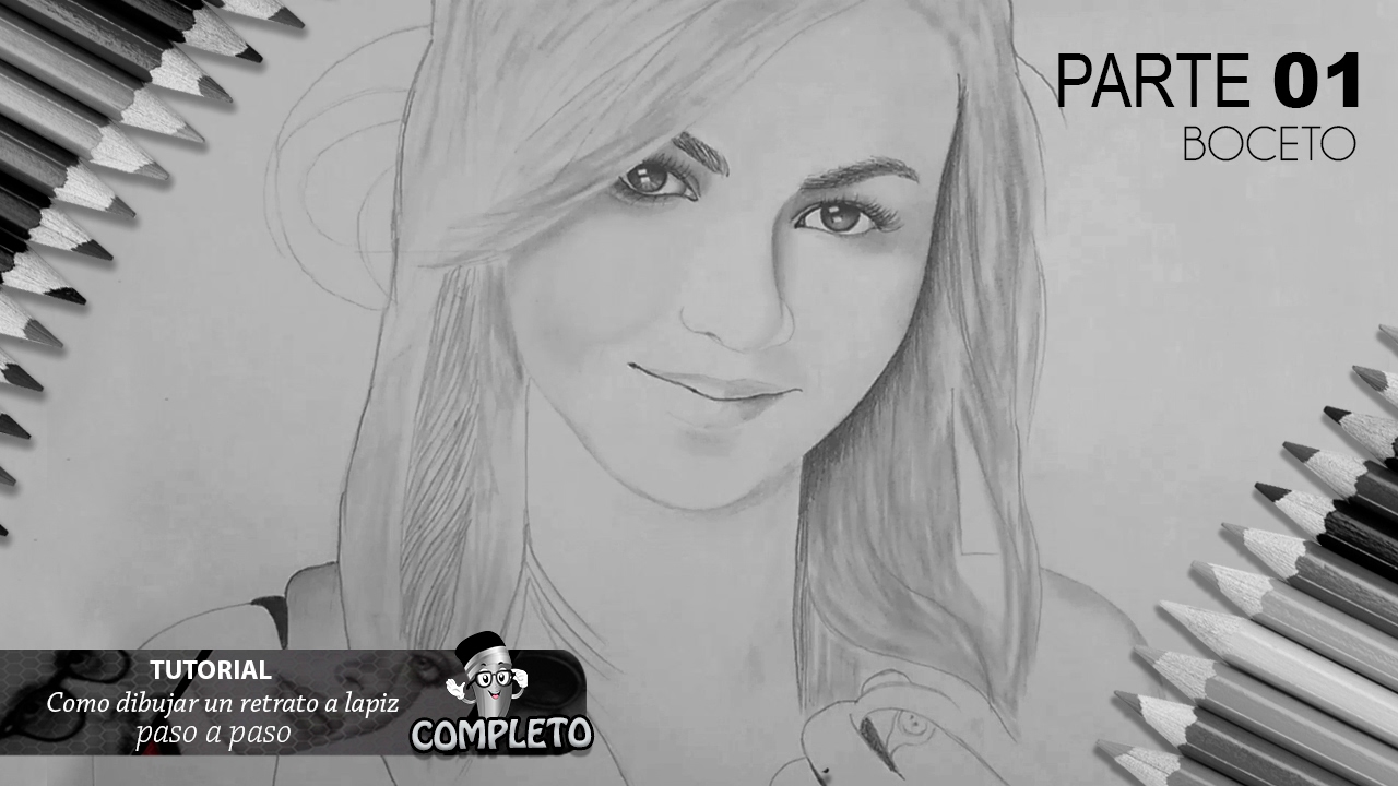 Como dibujar un retrato  a lapiz paso a paso I Técnicas para lograr parecido